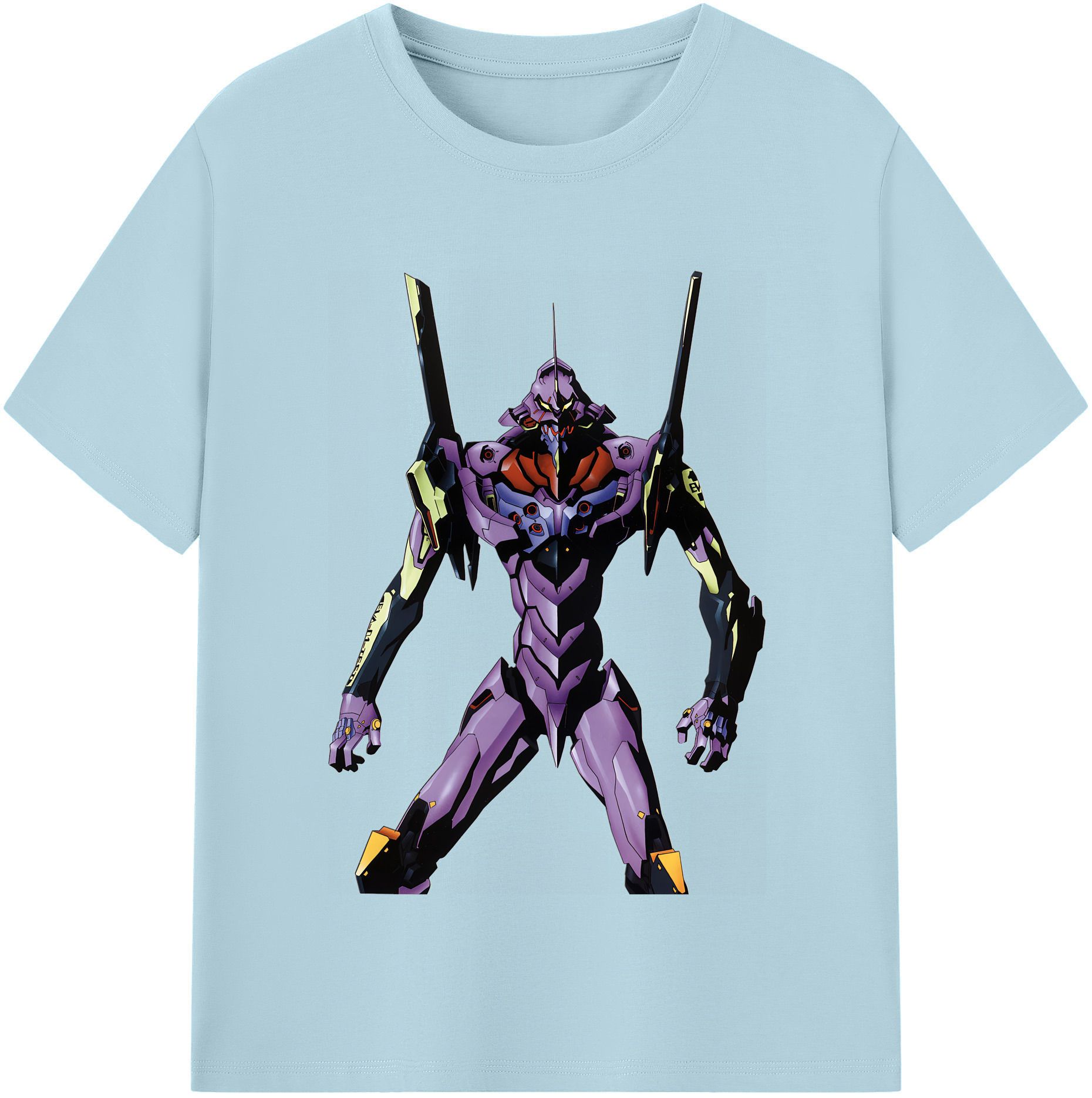 （画像用） EVA 新世紀エヴァンゲリオン 綿100％半袖Tシャツ（フロントプリント）